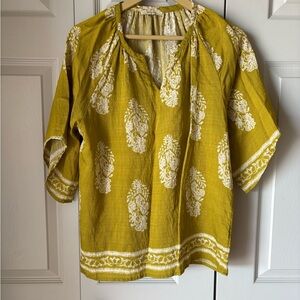 Bebonnie | Vneck tunic. Boho. Chic. Size small. Festival. Floral paisley. Relax